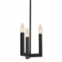 AFX Lighting, Inc. GRCP07CBBK - GRACE 3 LIGHT MINI-PENDANT CANDELABRA BASE