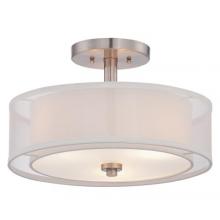 Minka-Lavery 4107-84 - Parsons Studio - 3 Light Semi Flush