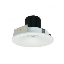  NIO-4RNB30XMPW/10 - 4" Iolite LED Round Bullnose, 1000lm / 14W, 3000K, Matte Powder White Finish