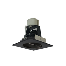 Nora NIR-4SC30XBB/10 - 4" Iolite LED Square Adjustable Cone Retrofit, 1000lm / 12W, 3000K, Black Reflector / Black