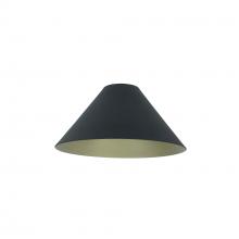 Nora NYLM-2CONECHB - 2" iLENE Fixture Shade, Champagne Haze/Black