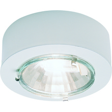 Nora NM-128W - Mini Puck Light, Low Voltage, Xenon, Smooth Trim with Housing, White