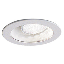 Nora NS-46A - 4" Adjustable Specular Reflector Trim w/ Metal Ring, White/White