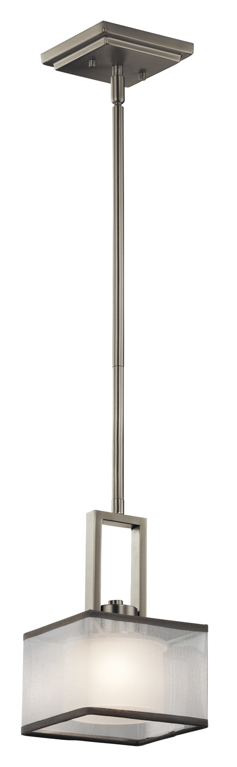 Kailey™ 1 Light Halogen Mini Pendant Brushed Nickel