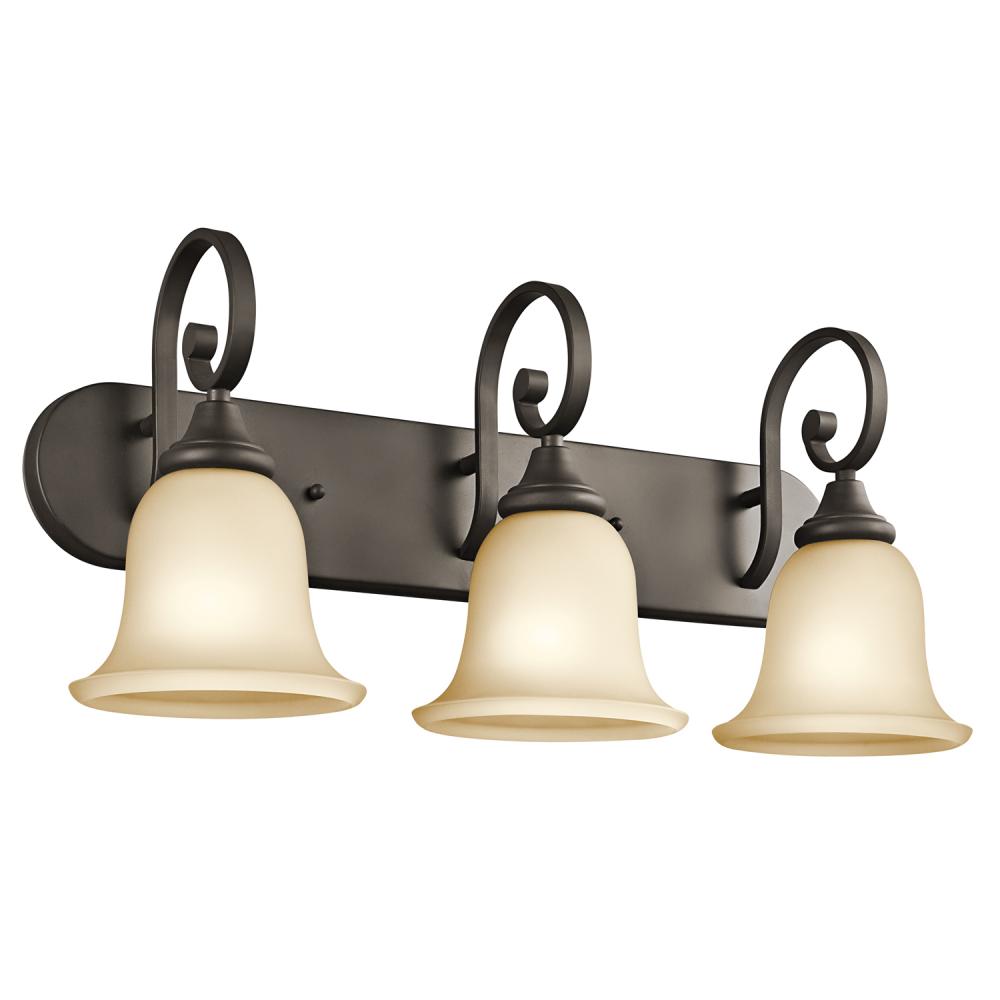 Monroe™ 3 Light Vanity Light with LED Bulbs Olde Bronze®