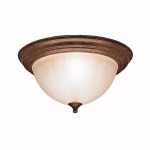 13.25" 2 Light Flush Mount Tannery Bronze™