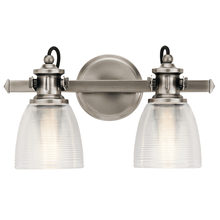 Kichler 45872CLP - Flagship™ 2 Light Vanity Light Classic Pewter