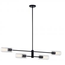 Kichler 52681BK - Velestino 47.50" 4-Light Linear Chandelier in Black