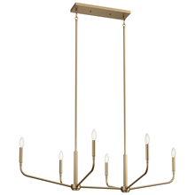 Kichler 52721CPZ - Linear Chandelier 6Lt