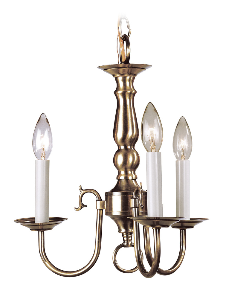 Brass - Antique Brass, Mini-Chandelier Chandeliers