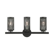 Livex Lighting 14123-04 - 3 Lt Black Bath Vanity