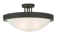 Livex Lighting 73957-07 - 4 Light Bronze Ceiling Mount