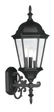 Livex Lighting 7561-04 - 3 Light Black Outdoor Wall Lantern