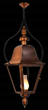 The Coppersmith BM35E-HSI-PY - Belmont 35 Electric-Hurricane Shade-Pendent Yoke