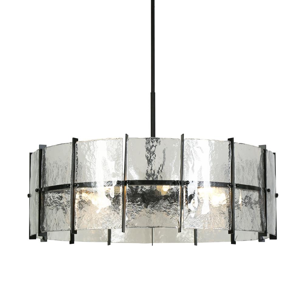 Fiorekaury 8-Light Large Black Chandelier