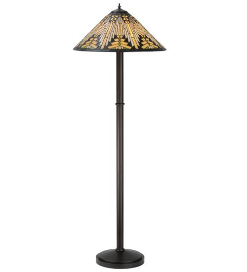 63"H NUEVO Mission Floor Lamp