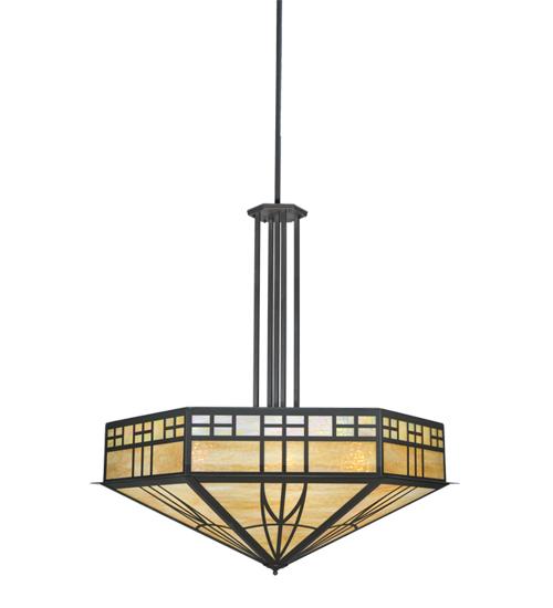 60" Wide Scottsdale Mission Inverted Pendant