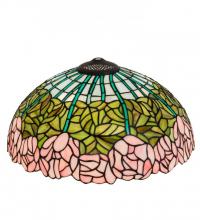 Meyda Green 10657 - 16" Wide Tiffany Cabbage Rose Shade