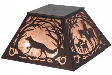 Meyda Green 109865 - 17"Sq Fox Hunt Shade