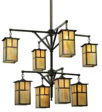 Meyda Green 111106 - 52"W Hyde Park T Mission 2 Tier Chandelier