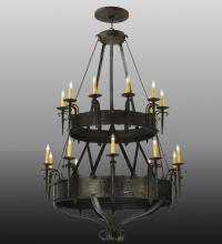 Meyda Green 129518 - 45"W Costello 20 LT Two Tier Chandelier