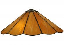 Meyda Green 138050 - 16"W X 5.5"H Panel Honey Amber Shade