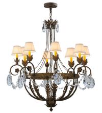 Meyda Green 142692 - 39"W Antonia 8 LT Chandelier