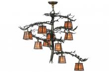 Meyda Green 147381 - 39"W Pine Branch Valley View 10 LT Chandelier