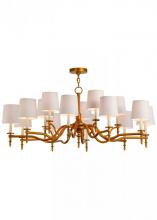 Meyda Green 149365 - 52"W Toby 15 LT Chandelier