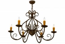 Meyda Green 160714 - 36"W Jenna 6 LT Chandelier