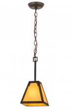 Meyda Green 164511 - 7"Sq Dalton Pendant