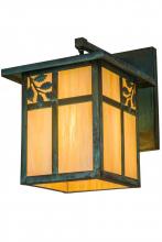 Meyda Green 165194 - 12"W Hyde Park Sprig Hanging Wall Sconce