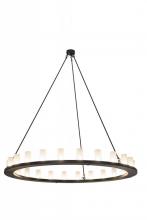 Meyda Green 174744 - 72"W Loxley 24 LT Chandelier