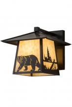 Meyda Green 184742 - 12" Wide Stillwater Lone Bear Wall Sconce