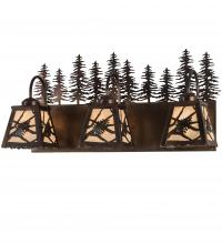 Meyda Green 190057 - 28" Wide Spruce Pine 3 Light Vanity Light