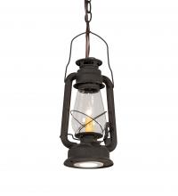 Meyda Green 212895 - 7" Wide Miners Lantern Mini Pendant