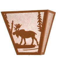 Meyda Green 23946 - 13" Wide Moose Creek Wall Sconce