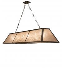 Meyda Green 243050 - 70" Long Tri-Panel Oblong Pendant