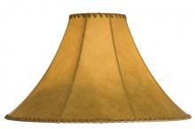 Meyda Green 26353 - 20" Wide X 13" High Faux Leather Tan Hexagon Shade