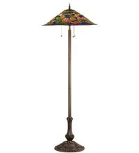 Meyda Green 32301 - 64"H Tiffany Pond Lily Floor Lamp