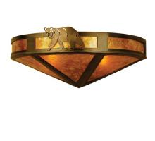 Meyda Green 67990 - 16" Wide Lone Bear Wall Sconce