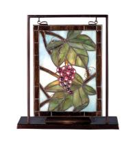 Meyda Green 68352 - 9.5"W X 10.5"H Napa Vintage Lighted Mini Tabletop Window