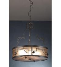 Meyda Green 82483 - 25" Wide Revival Deco Inverted Pendant