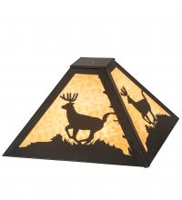 Meyda Green 99200 - 24" Square Lone Deer Shade