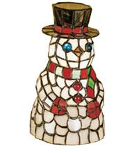 Meyda Blue 18461 - 8.5"H Snowman Accent Lamp