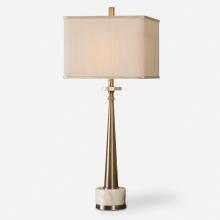 Uttermost CA 29616-1 - Uttermost Verner Tapered Brass Table Lamp