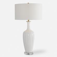 Uttermost CA 28374-1 - Uttermost Strauss White Ceramic Table Lamp