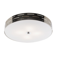 Artcraft AC6005 - Seattle 3 Light  Chrome Flush Mount