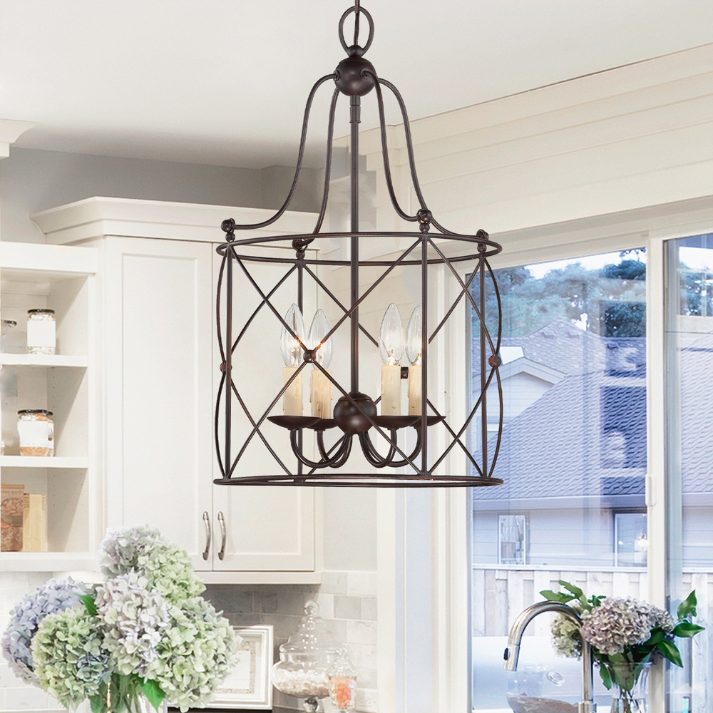 Gerwig 5 light lantern shop pendant