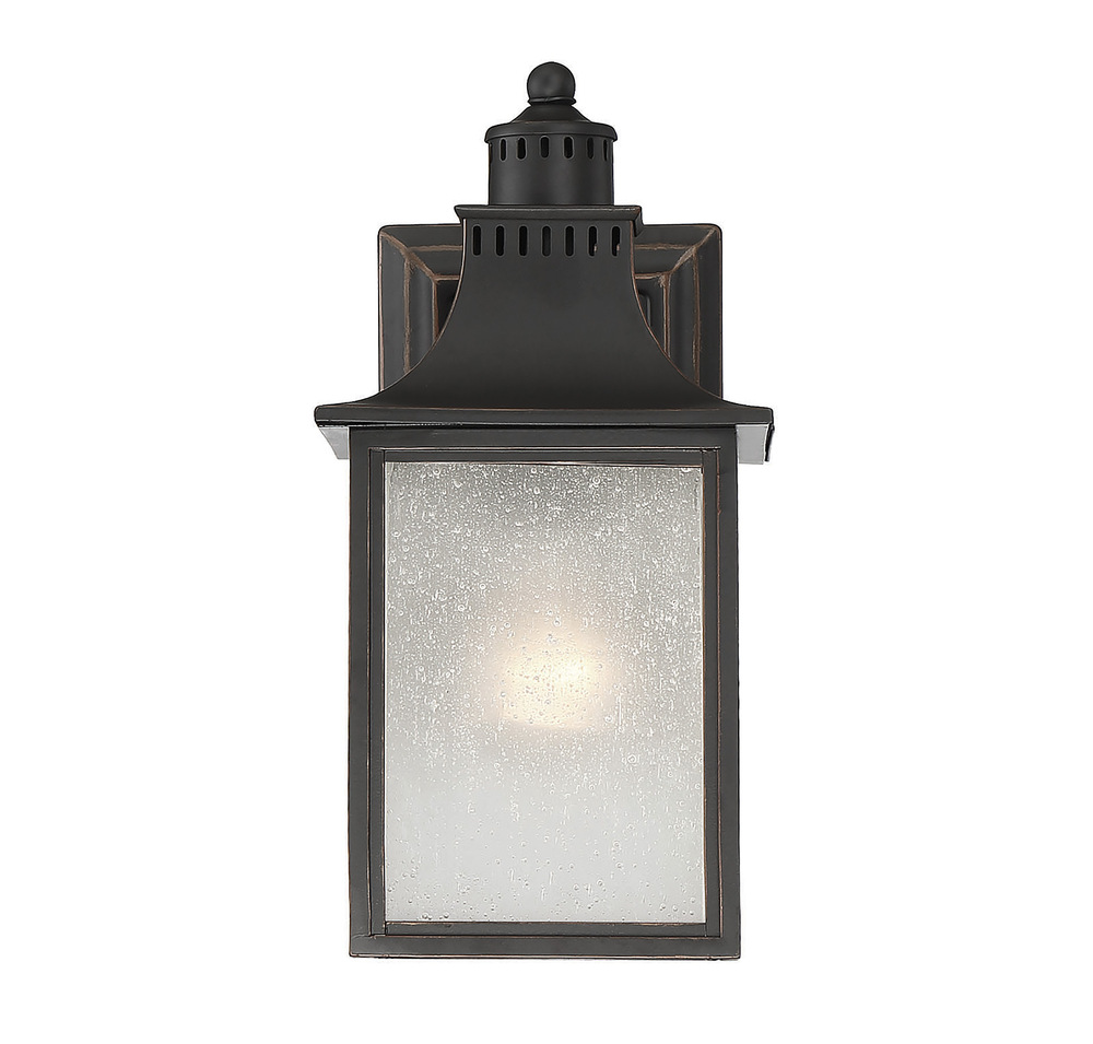 Monte Grande 1-Light Outdoor Wall Lantern in English Bronze